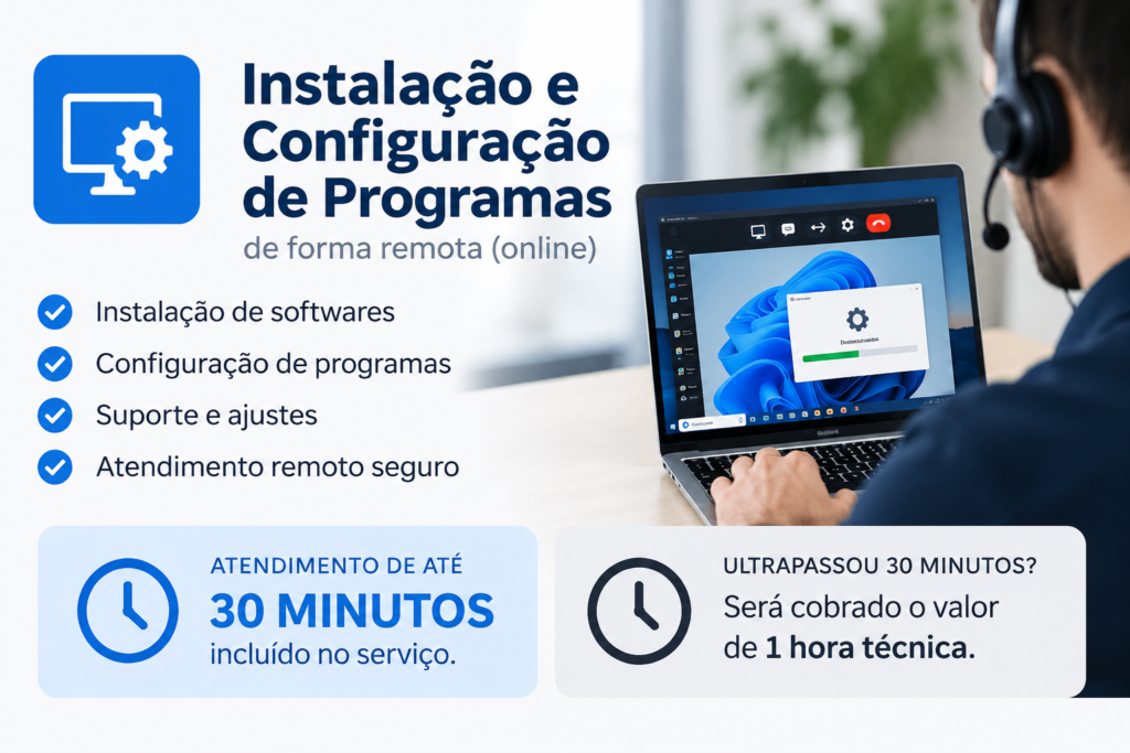 Instalação e Configuração de Programas de Forma Remota (online)
